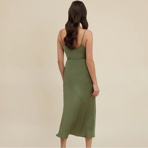 Waldorf Dress - Olive - Picture 3 of 9